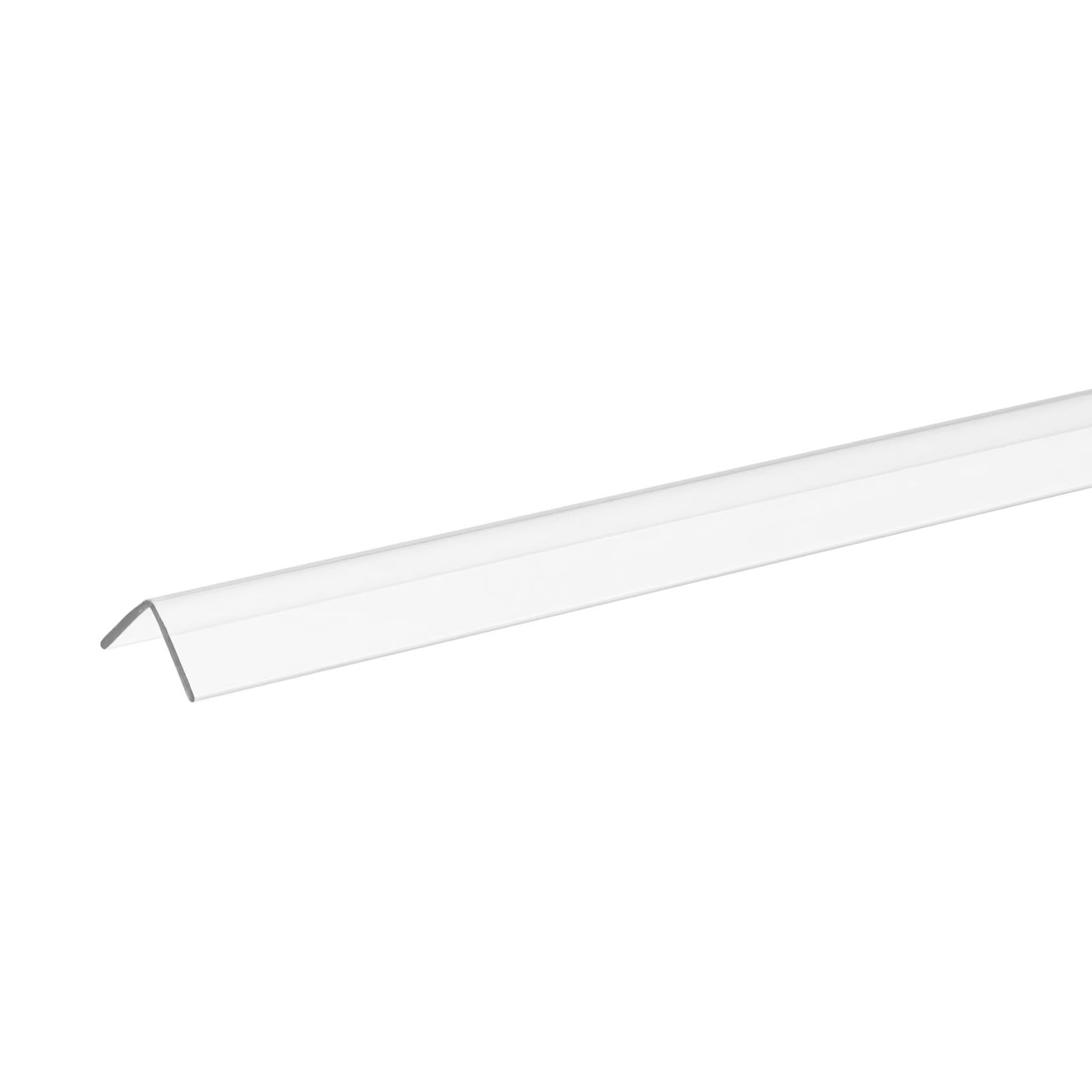 Outwater Clear Polycarbonate 90 Degree Angle Moulding – Size Options