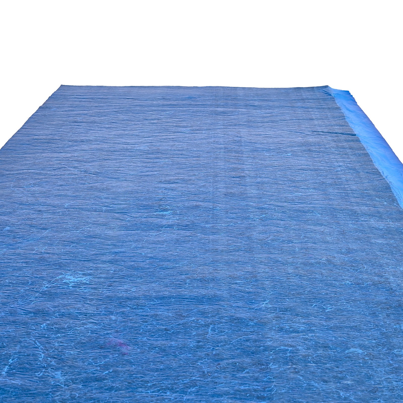 Floor Underlayment 400 sq ft 3mm Recycled Fiber Sound Vapor Barrier Blue
