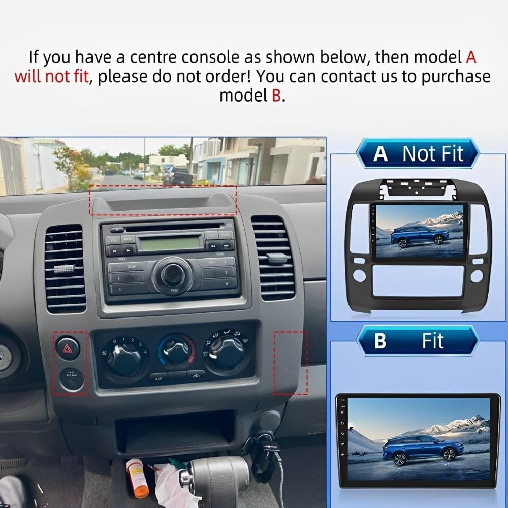 9 Double Din Car Radio for NAVARA 2006-2012 with Wireless Carplay BT GPS