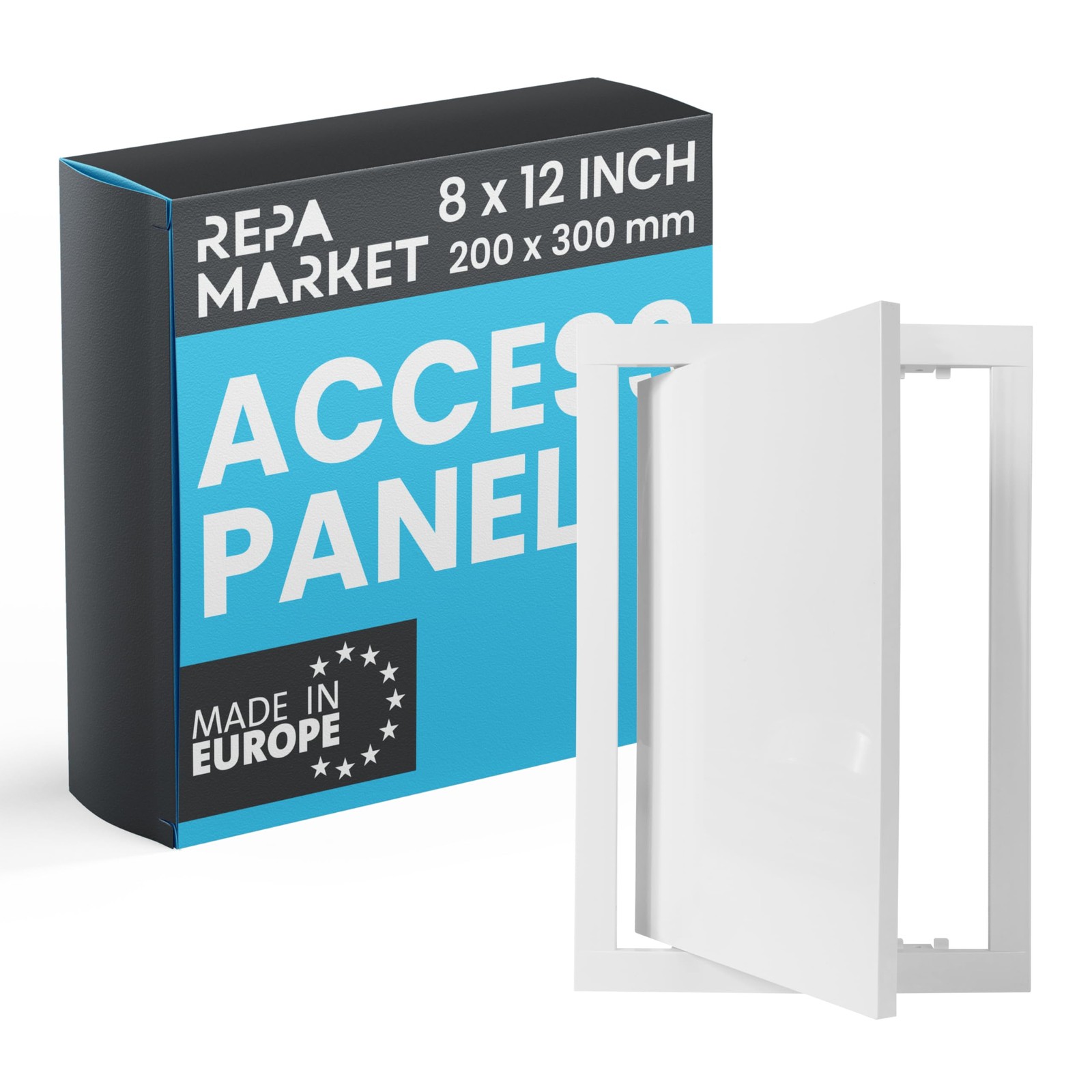 Repa Market 8 x 12 Inch Wall Access Panel for Drywall – White 8 x 12,
