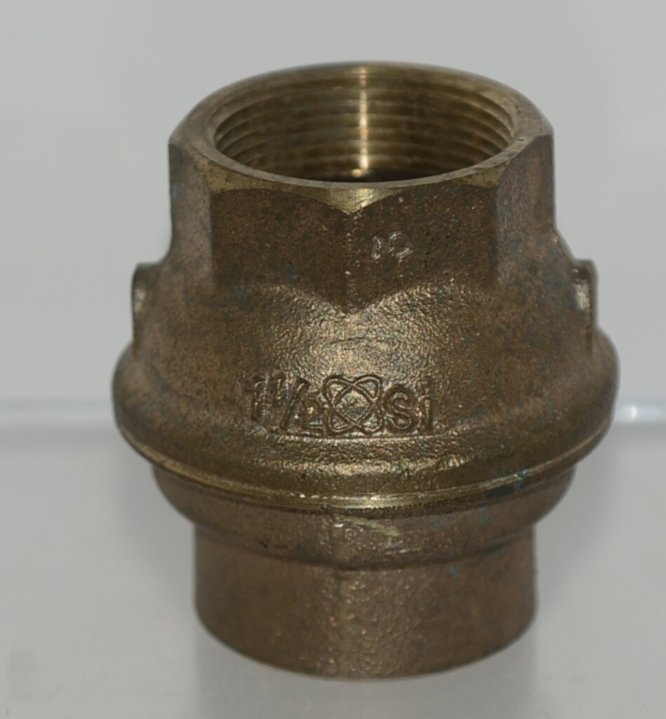 Nibco Threaded Ring Check Valve T480YLF 1-1/2 Inches Lead Free