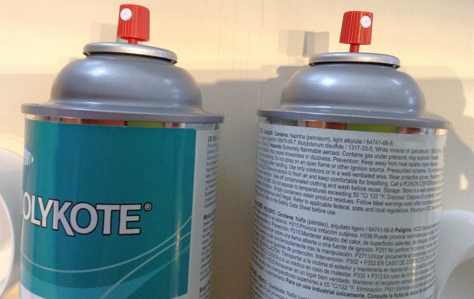 Dupont Molykote G-N Anti-Friction Coating Spray Lot Of 2 Spray Cans 11oz. New