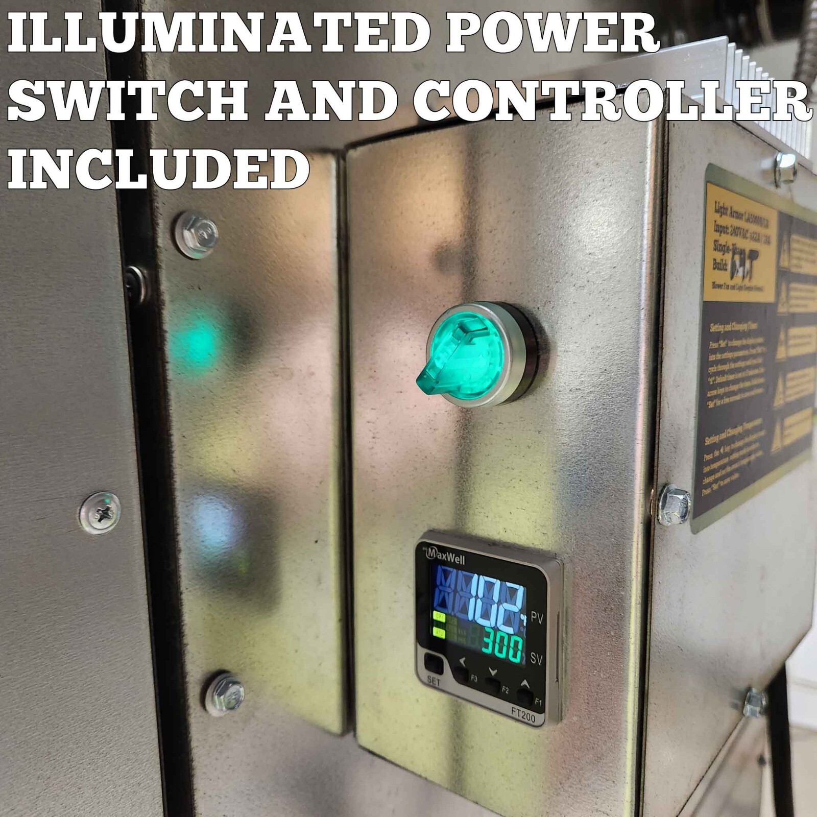 Powder Coating Oven, Cerakote Oven, Curing Oven (~4′ x ~3′ x ~6.5′)