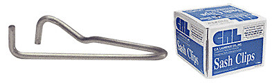 CRL 1800 18 Gauge Steel Residential Sash Glazing Clips – 1000