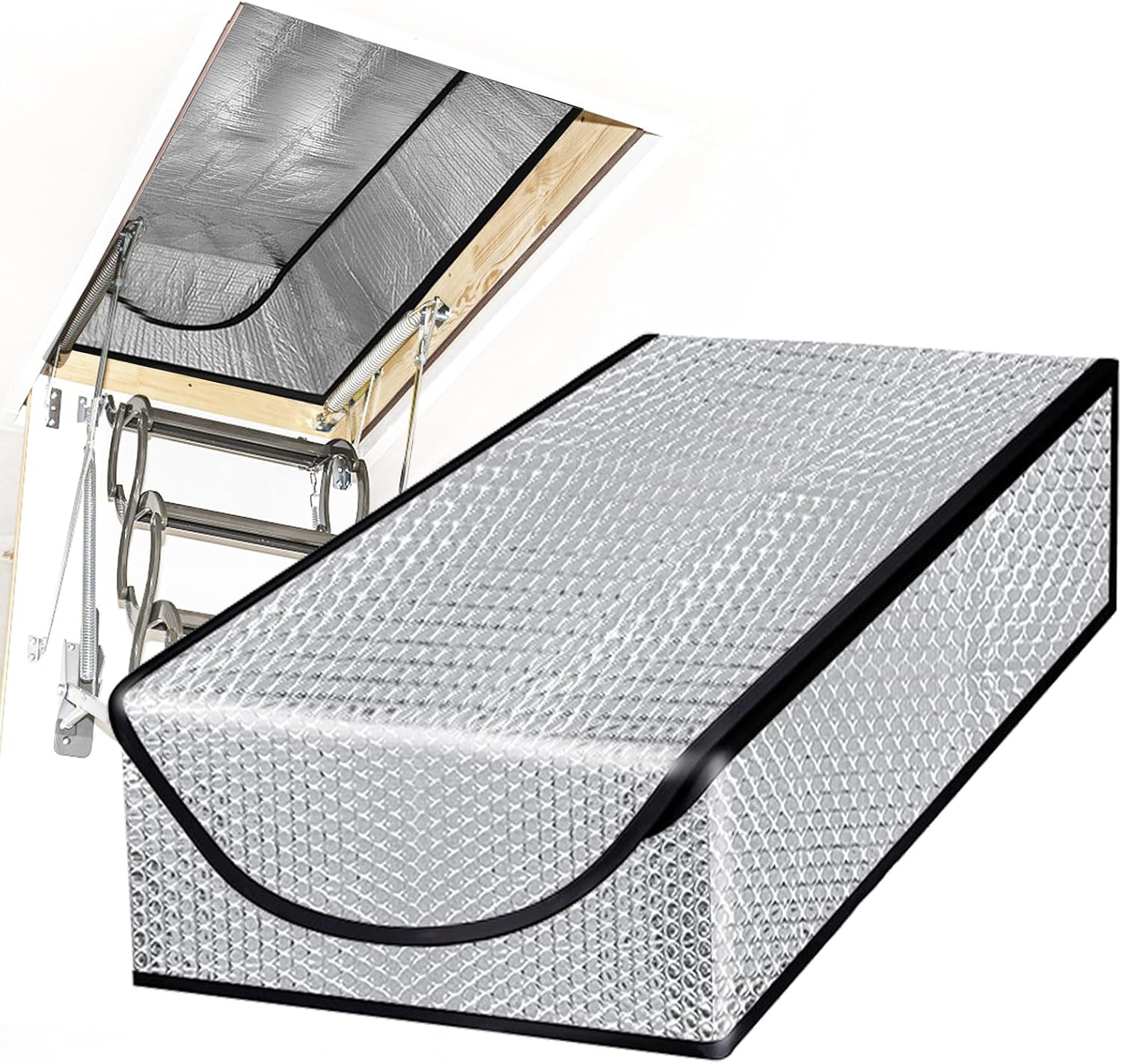 Attic Door Insulation Cover, Attic Tent 25 X 54 X 11 in | Energy-Saving Attic St