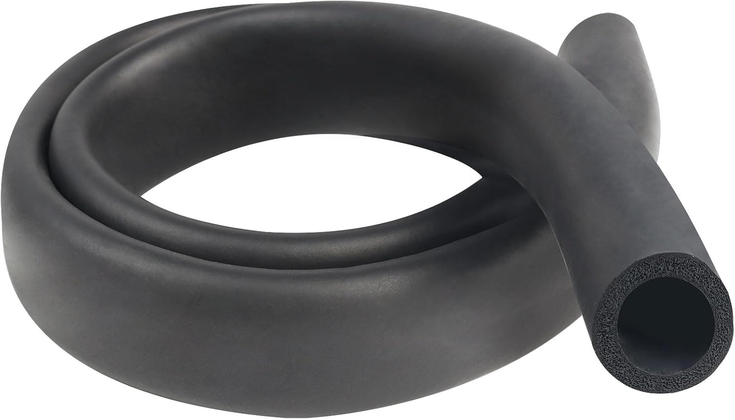 Pipe Insulation Foam Tube – 3/4″ ID X 1-3/16″ OD-3.3 Ft Foam Tubing Black Pipe I