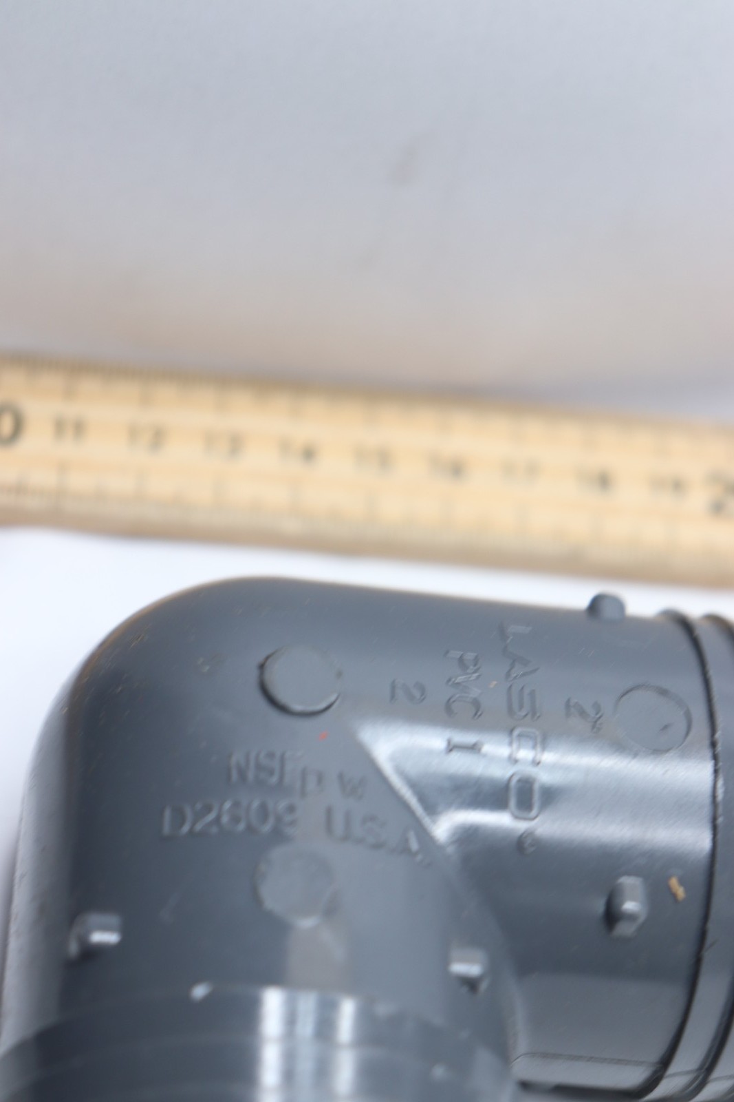 Lasco 90 Degree Insert Elbow PVC 2″