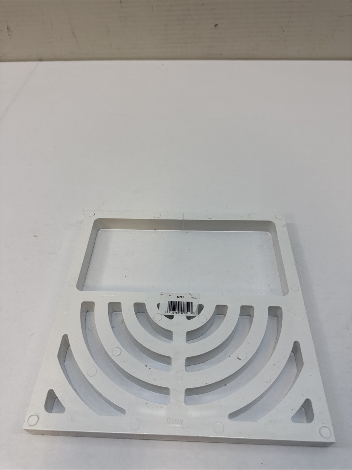 Oatey 42751 1/2″ Pipe Dia., Pvc, Floor, Floor Sink Half Top Grate