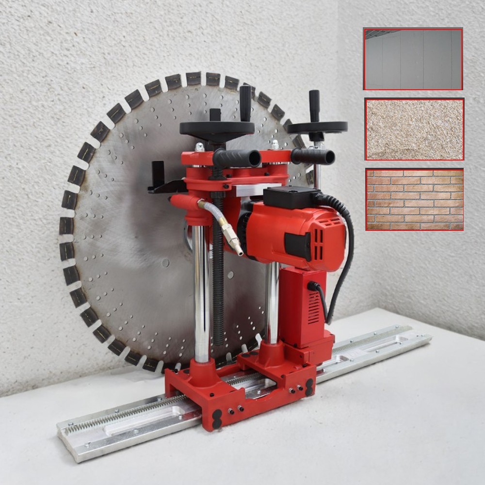 31.5″ Concrete Wall Cutter Machine 220V Concrete Saw 12.6″ Max Cutting Depth