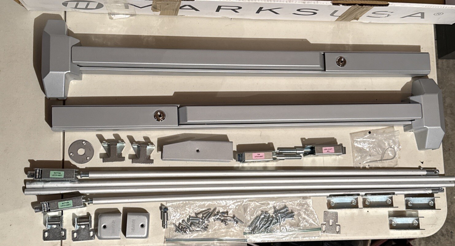 Marks USA M9900FVR Fire-Rated Surface Vertical Rod Exit Device 32” – Open Box