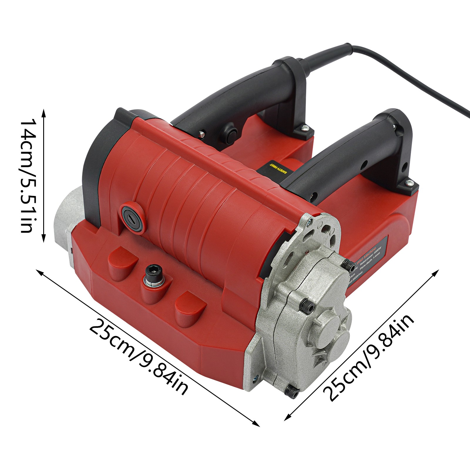 3500RPM Wall Planer Electric Wall Planing Machine Concrete Planing Shovel 4580W