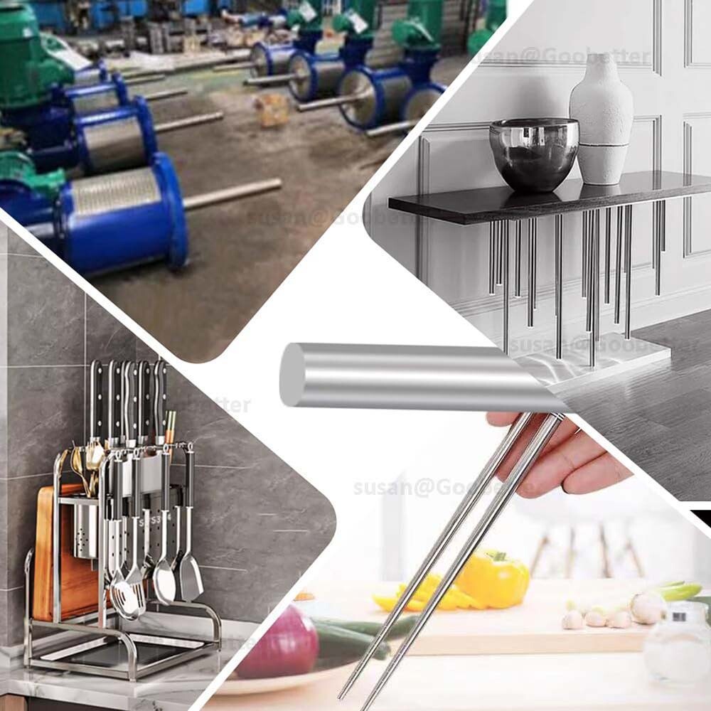 Stainless Steel Round Bar Rod 304 3mm 4mm 5mm 6mm 8mm 10mm 12mm 15mm up to 50mm