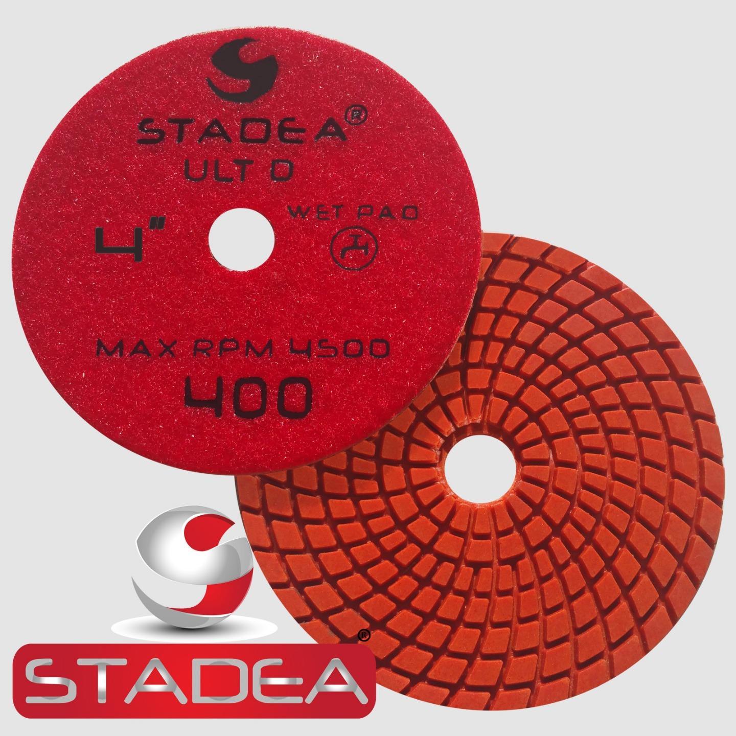 Stadea 4″ Diamond Granite Polishing Pads Set For Granite Quartz Stones Polishing