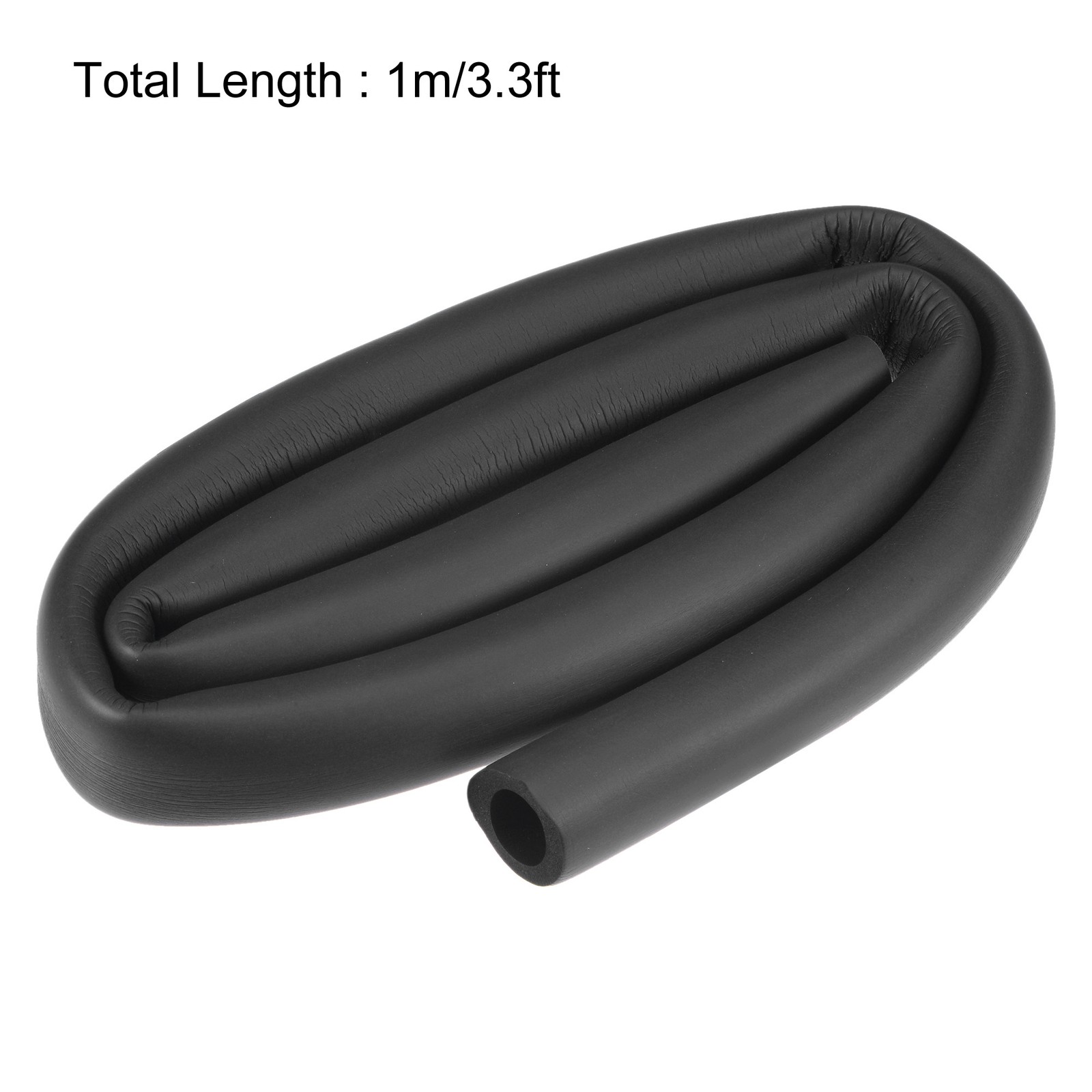 16mm(5/8″) ID 26mm OD 1m Long Foam Tubing for Handle Support Pipe Insulation