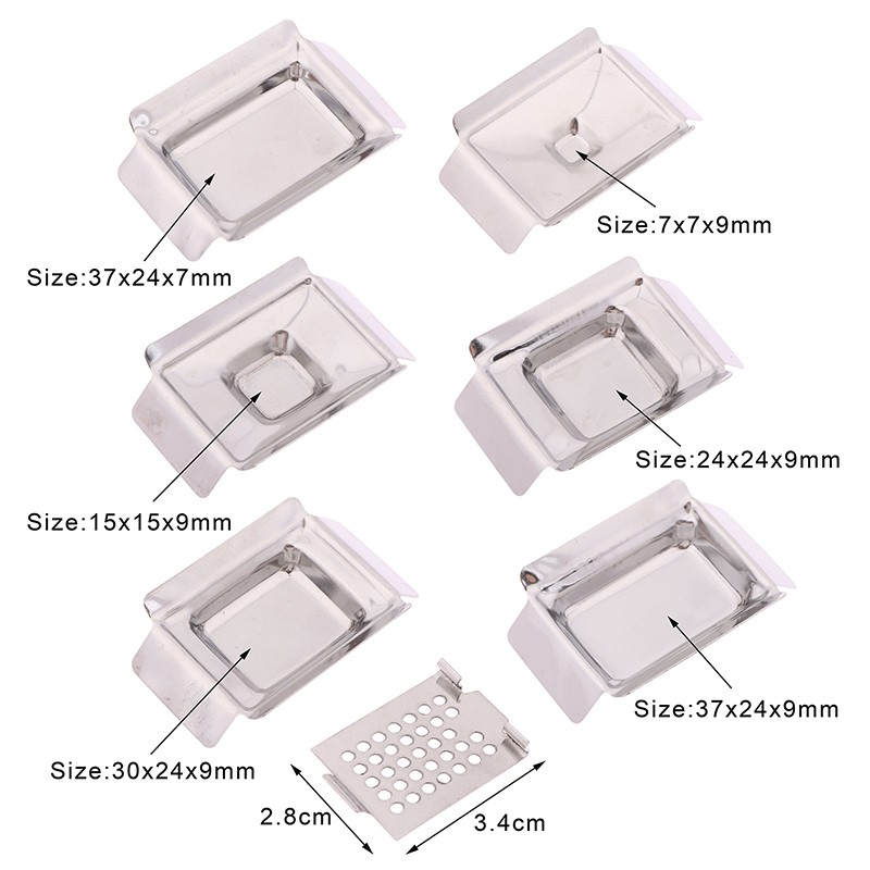 Tissue Embedding And Processing Cassettes Base Mold 7x7x9mm/24x24x9mm/37x24x9mm