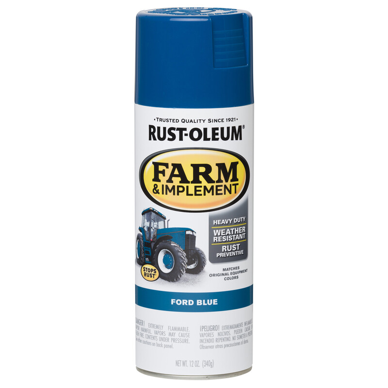 Rust-Oleum 280131 Ford Blue Farm and Implement Spray Paint 12 oz. (Pack of 6)