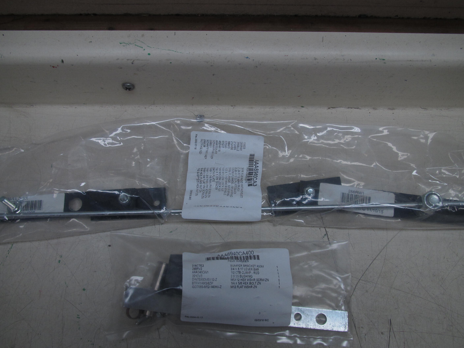 Kit Unlocking Device Emergency Key & Transmission Elevator P/N: AAA6940CA4
