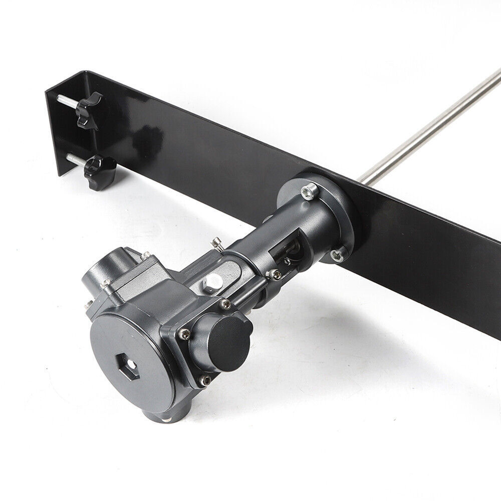 50 Gallon Pneumatic Bracket Mixer Tank Barrel Air Mix Stainless Steel Paint1/2HP