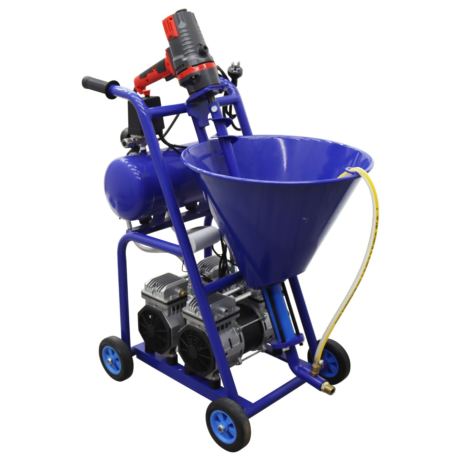 Electric 50L Hopper Paint Putty Cement Grouting Spraying Machine 1-10L/min 220V