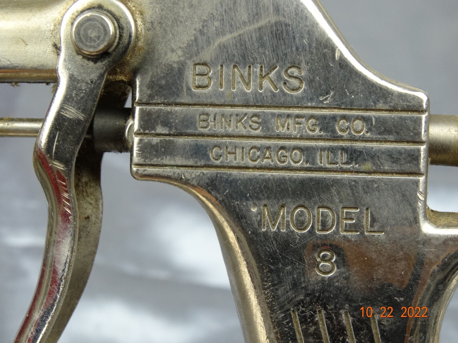 Binks model 8 spray gun set