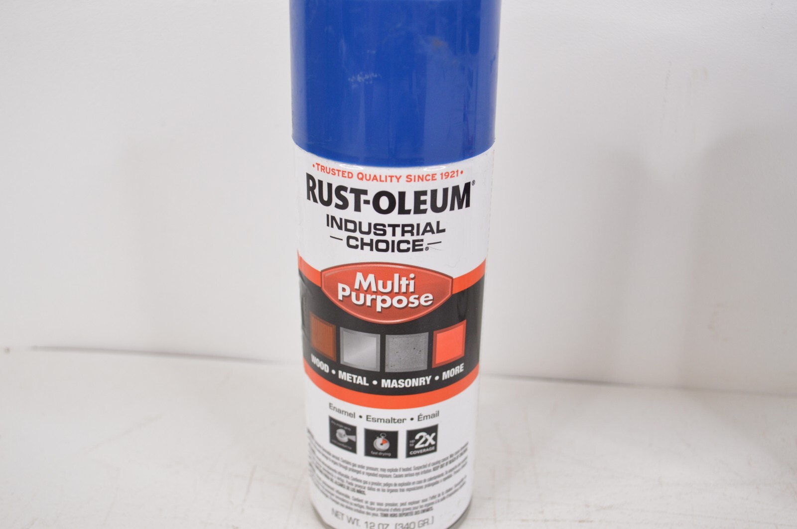 Lot of 3 Rust-Oleum Industrial OSHA Safety Blue Spray Paint Masonry Metal Wood