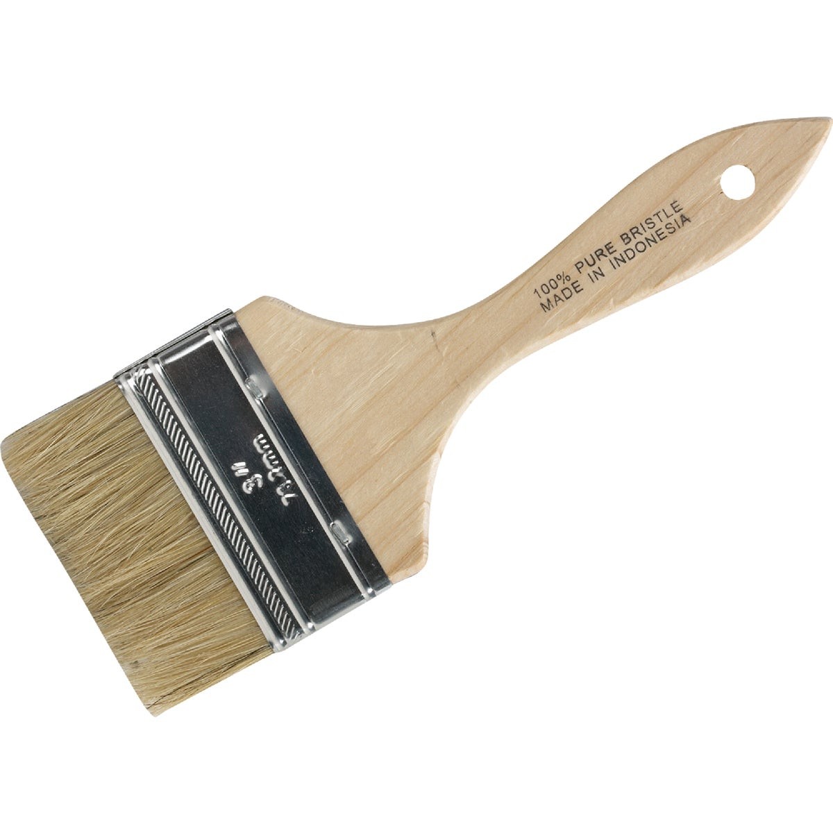 3 In. Flat Chip Wall Natural Bristle Paint Brush CB-30 SIM Supply, Inc. CB-30
