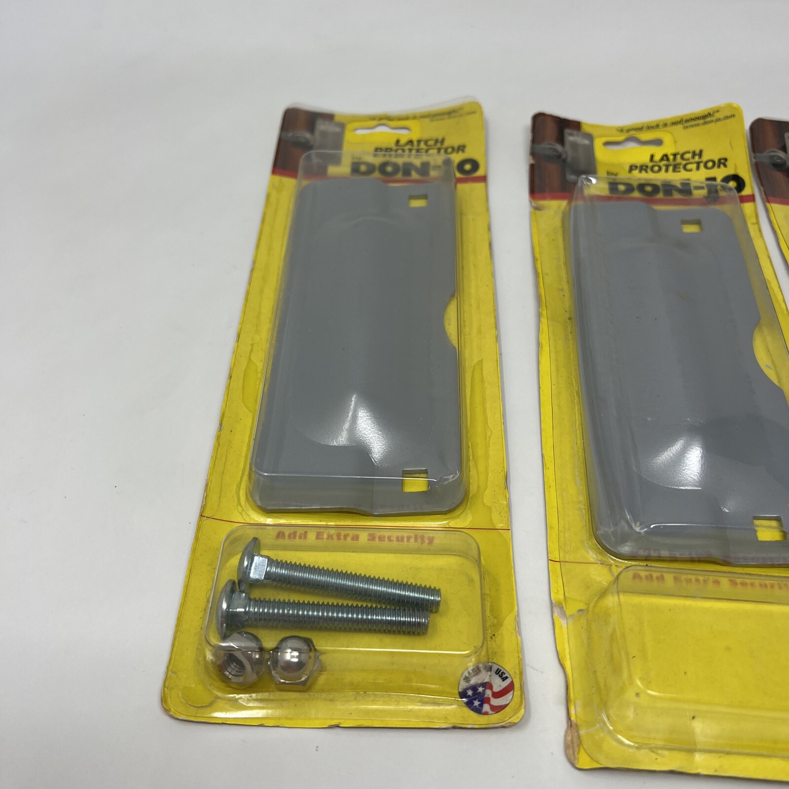 DON JO Door Latch Protector 9211 Series LP-207-SL 6″ Lot Of 3