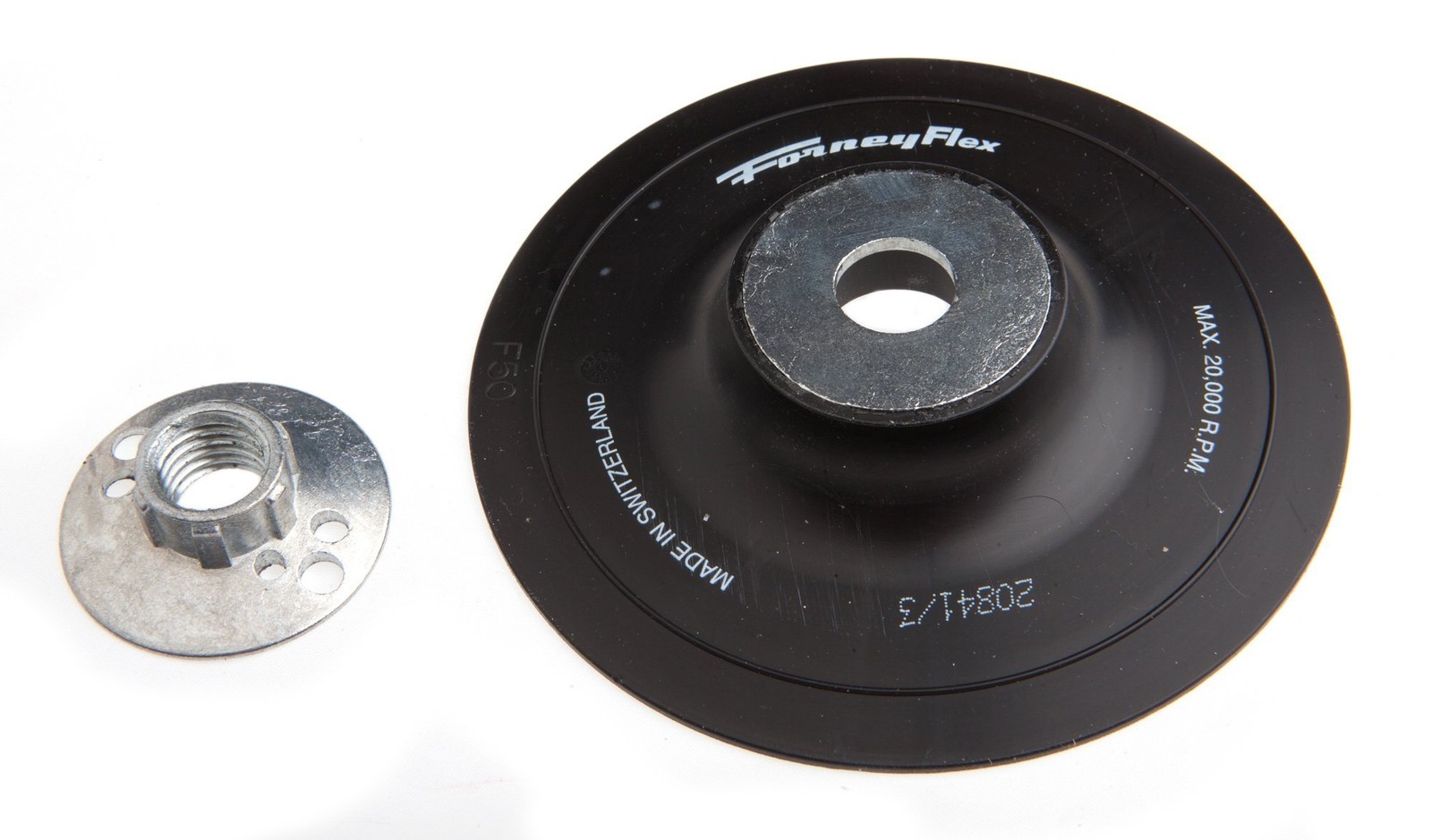 Forney 72322 Backing Pad with 5/8-Inch-11 Spindle Nut, 5-Inch