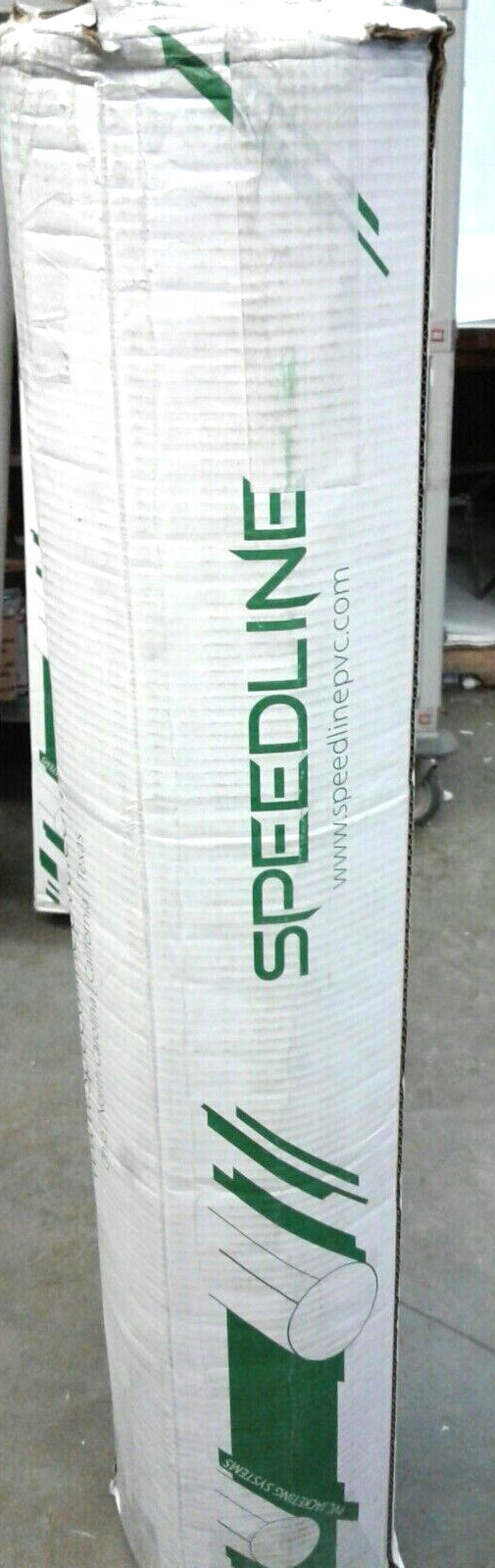 SpeedLine PVC CCC30085 8.5 x 48″ .030 Cut/Curled Jacketing W/ SSL White Case