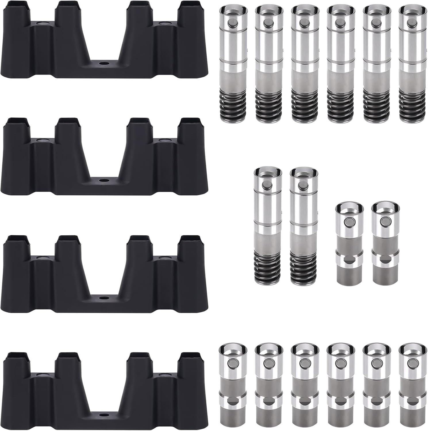 8 AFM + 8 Hydraulic Valve Lifters kit with 4 Guides Trays Compatible with 5.3…