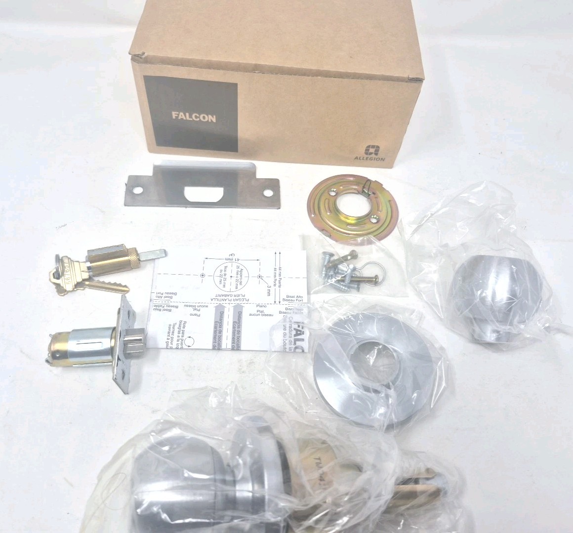 Falcon W511CP6D HAN 626 Grade 2 Entry/Office Lock – C Keyway – New Open Box