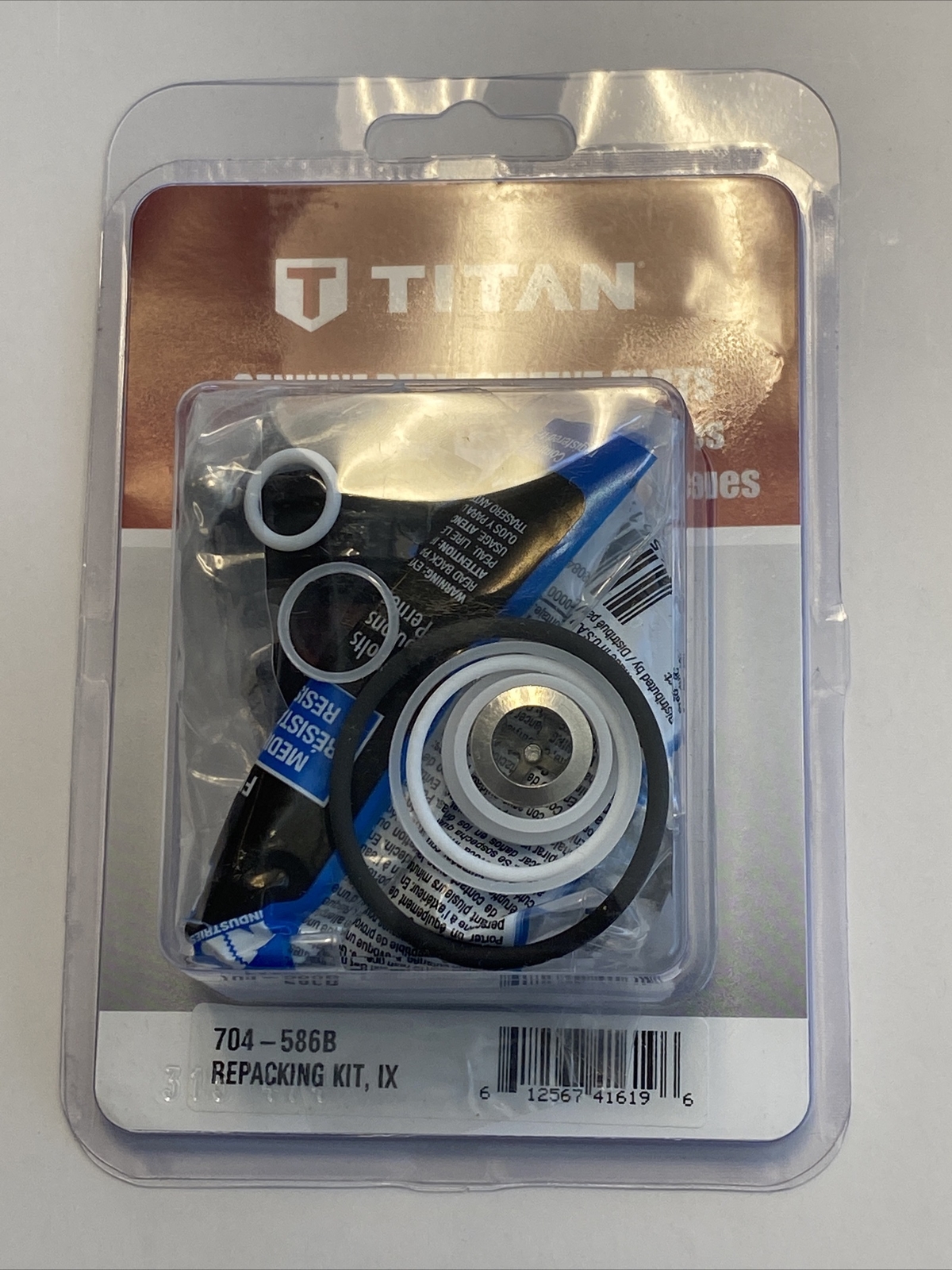Titan 704-586 or 704-586B Repair Kit For Impact 440, 540, 640. 2022 Revision