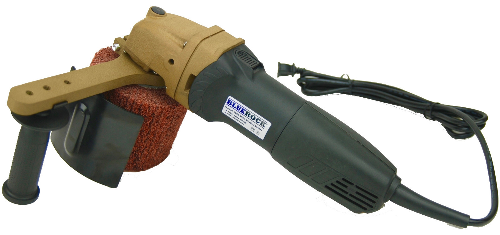 BLUEROCK 120D Large Rolling Wheel Polisher Burnisher & 5 Pc PACKAGE DEAL