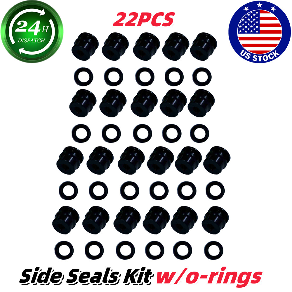Black Side Seals Kit 22PCS For Fusion Air Purge AP Spray Gun 246348 249990
