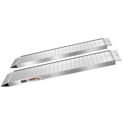 Aluminum Trailer Ramps, 2PCS 55 x 12 in, Heavy-Duty ATV Ramp Set with Anti-Slip