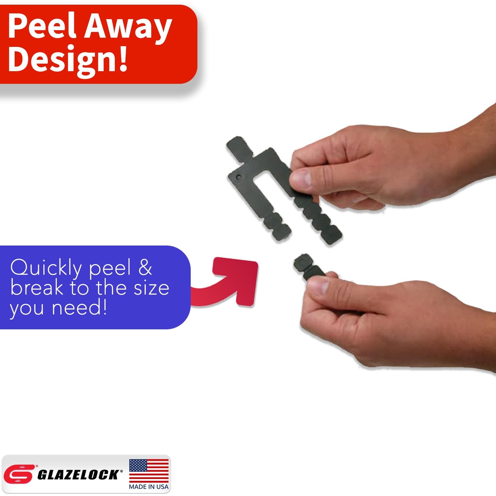 Plastic Peel Away Stackable Shims for Leveling 2000 Pieces (3-3/16” Length – …