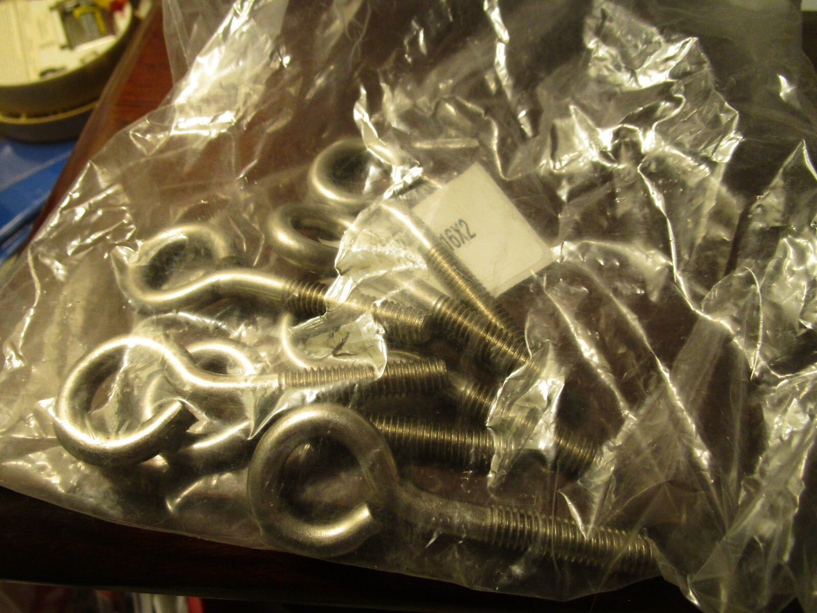 5/16″-18 x 2″ Shank L x 1-1/4″ Thread L x 3-1/4″ OAL SS Turned Eye Bolt QTY 9