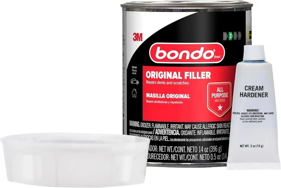 Bondo Body Filler, Original Formula for Fast, Easy Repair & Restoration of Your