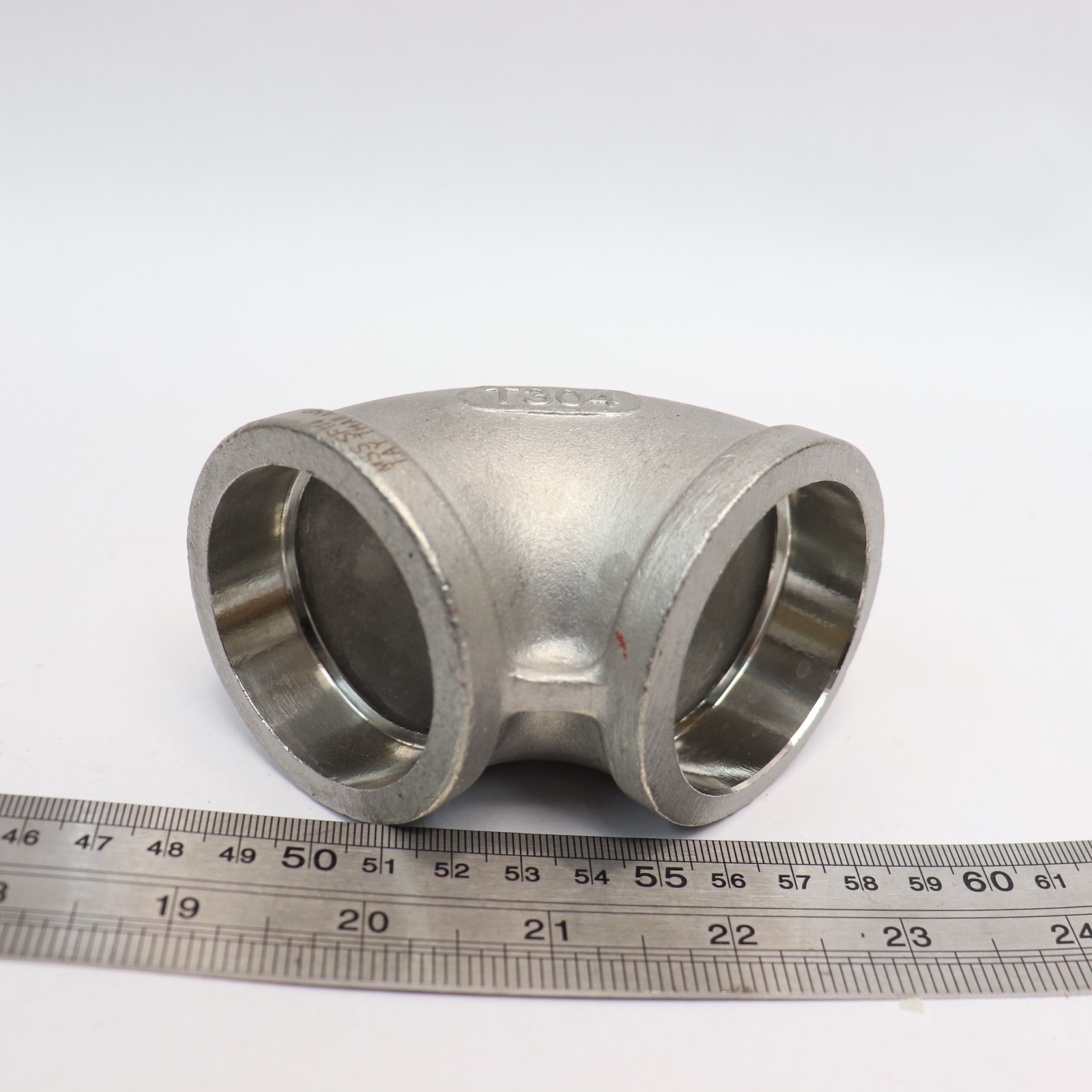Socket Weld 90-Deg Elbow 304 Cast Stainless Steel #150 1-1/2