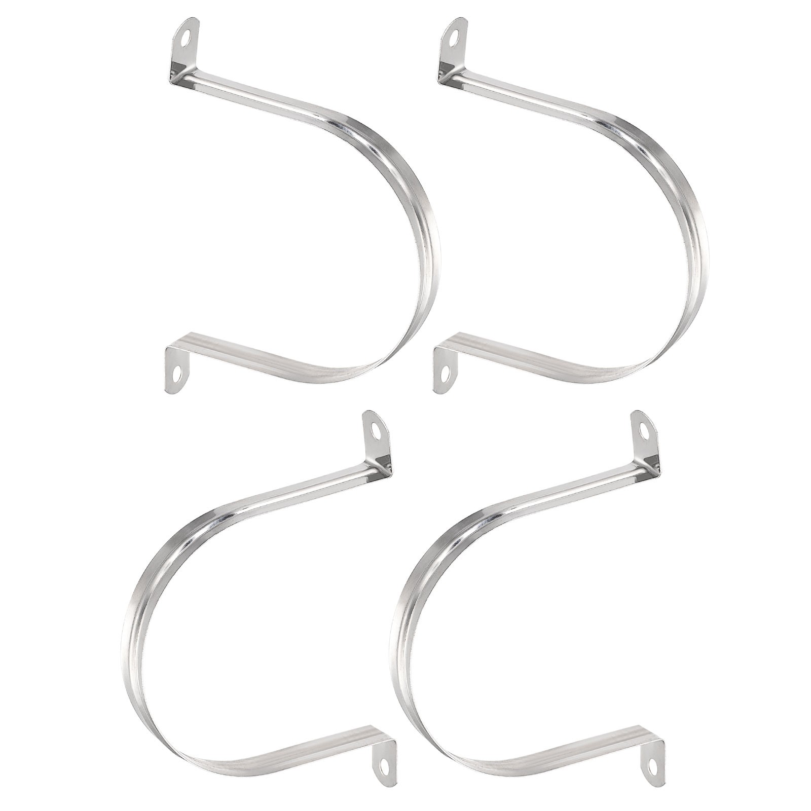 18mm Two Hole Strap – 4Pack – for 98mm Dia Pipe – 201 Stainless Steel Clamp