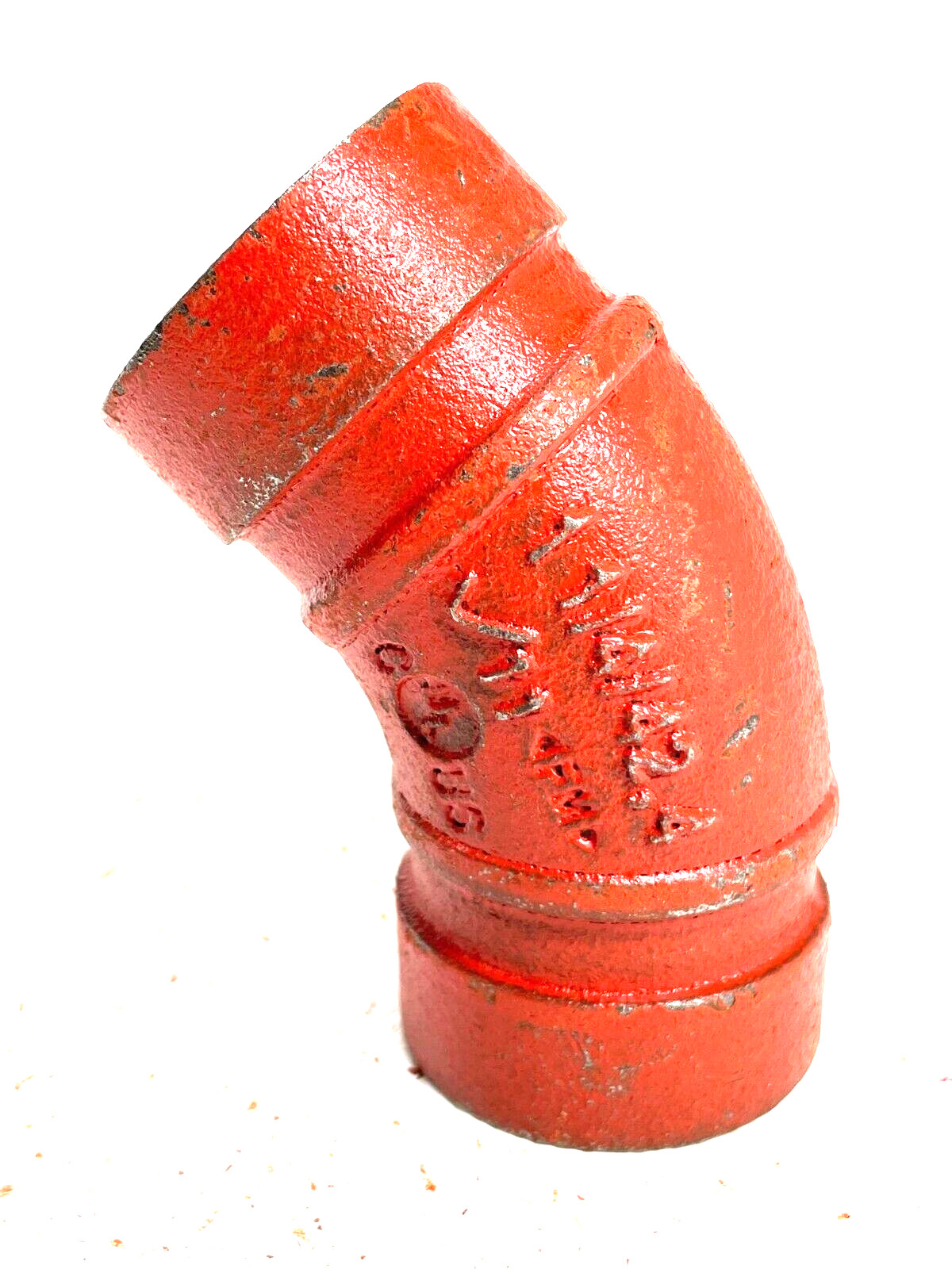 Victaulic Style 11 45° Elbow 1-1/4″ Grooved End IPS Pipe Fitting