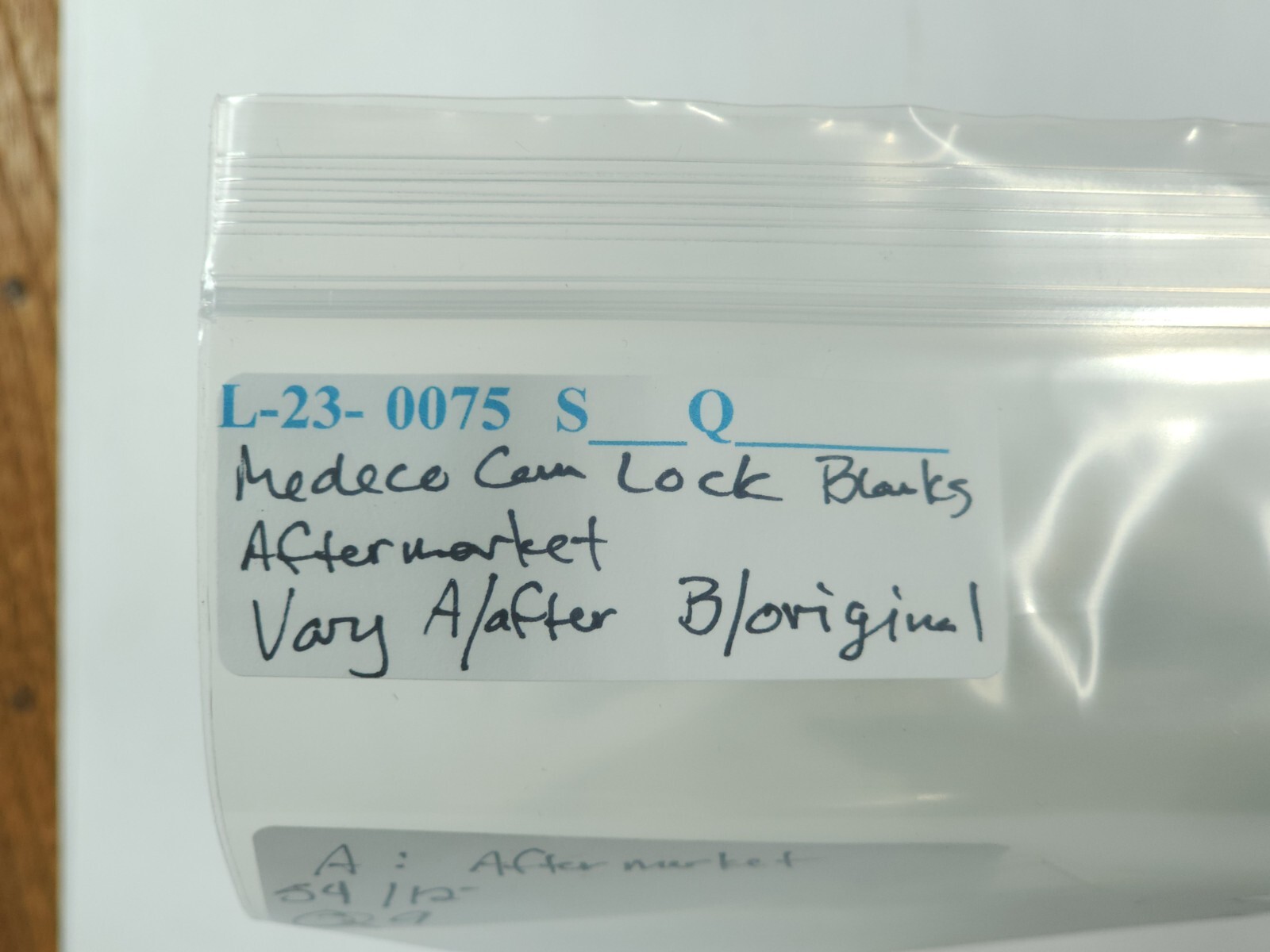 Medeco Cam Lock Key Blanks, original and aftermarket, options available