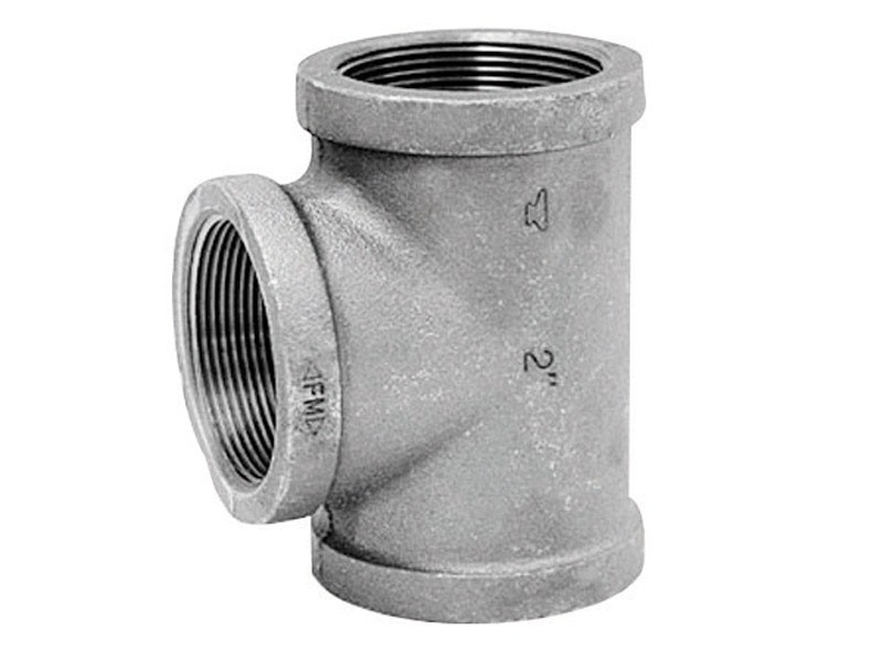 Anvil 8700120358 Black Finish Malleable Iron Pipe Fitting Tee 1/4 in. NPT Female