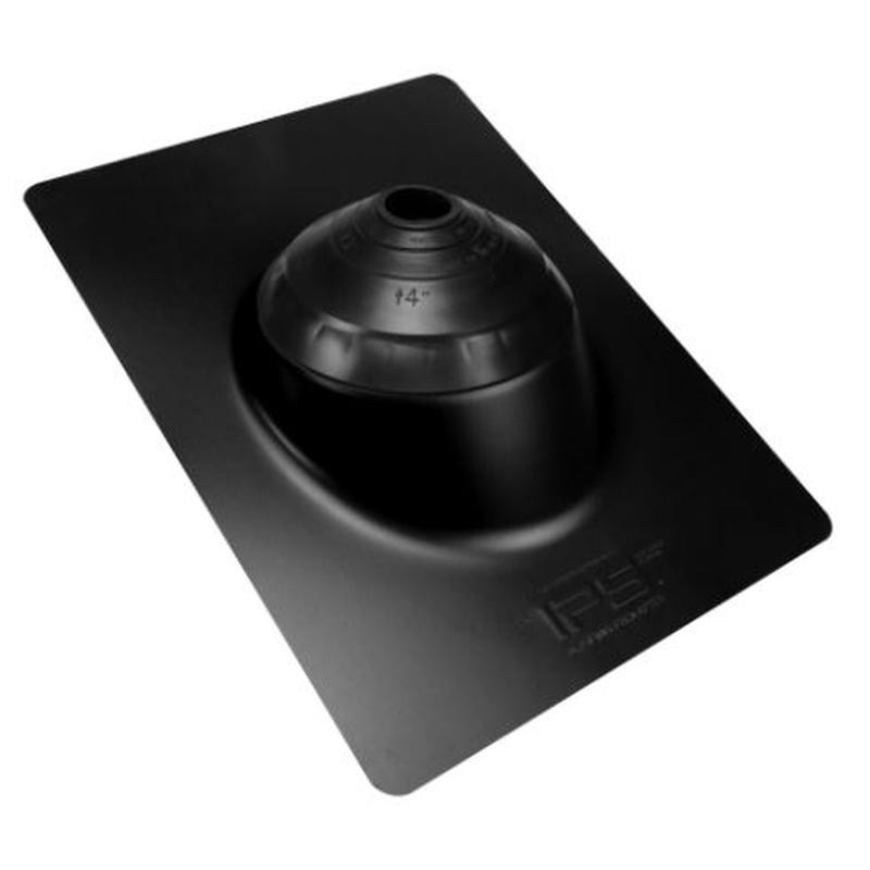 IPS 12×16 in Black Metal/Plastic/Rubber Roof Flashing