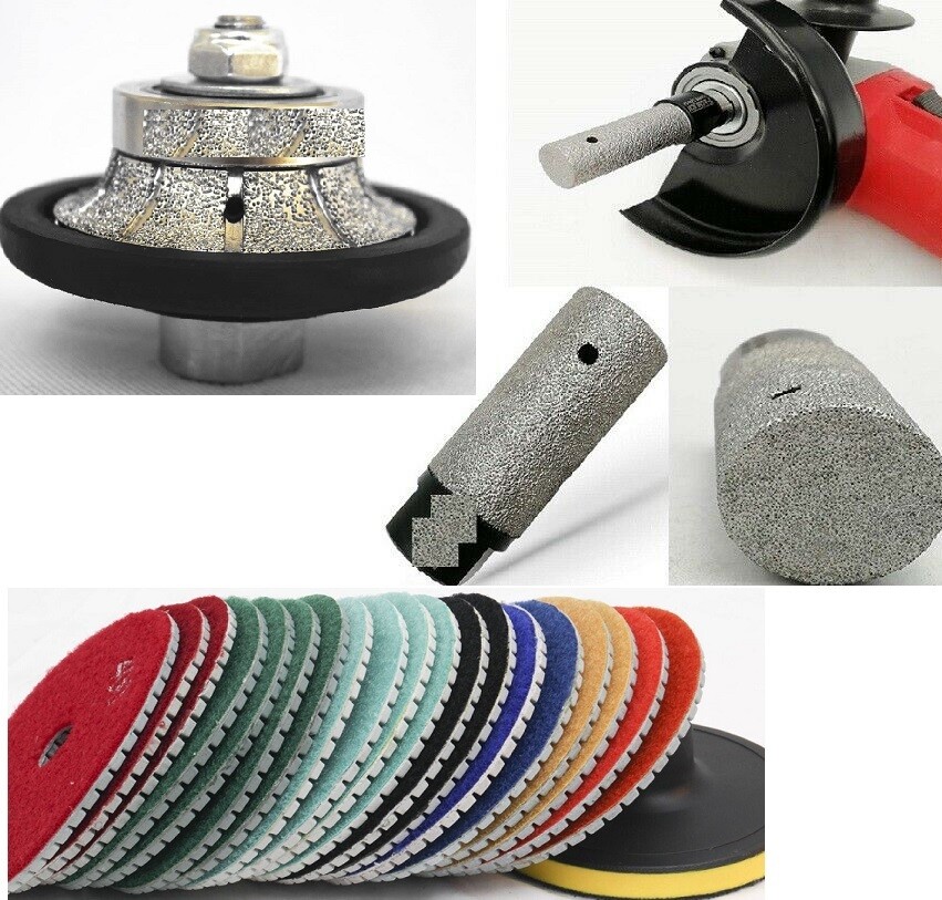 1 3/8″ Finger Milling bit 1 1/4″ Radius Bullnose Profile Wheel granite stone pad