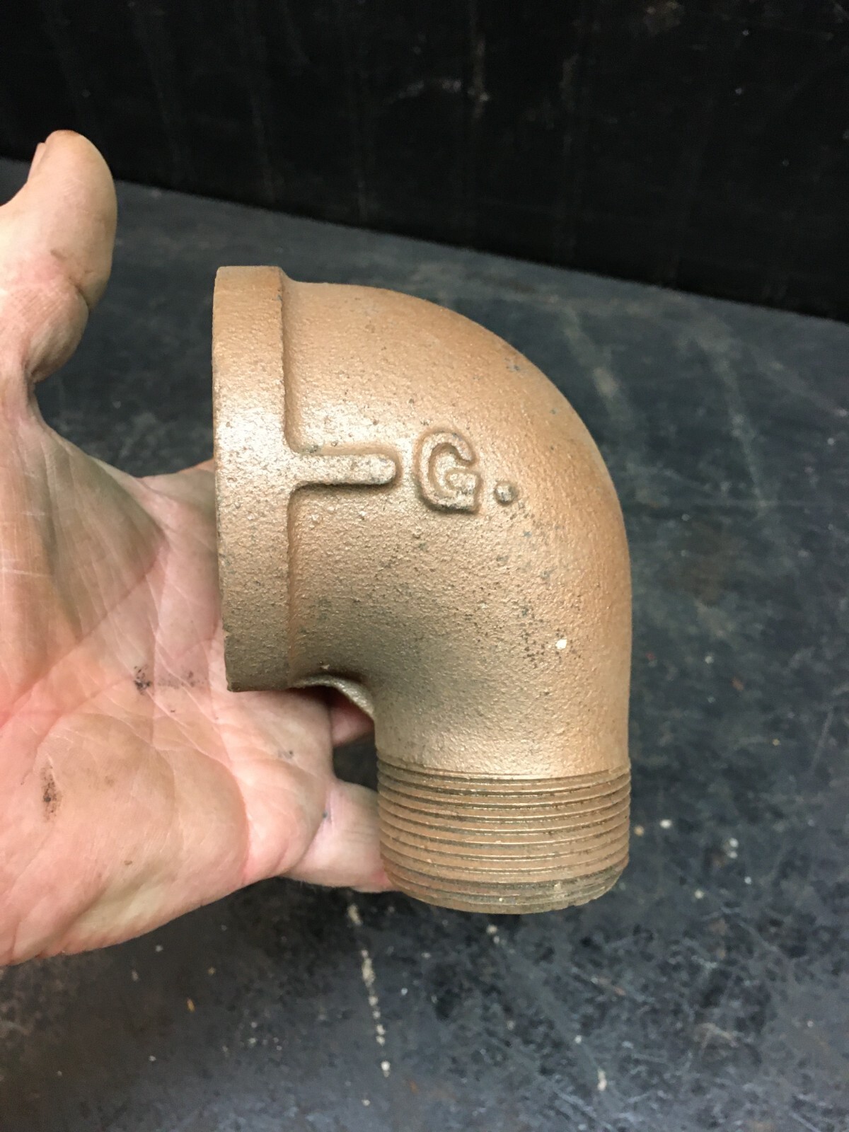 90° Elbow Stainless Steel Pipe Fitting 2 1/4in Reducer 1 3/4