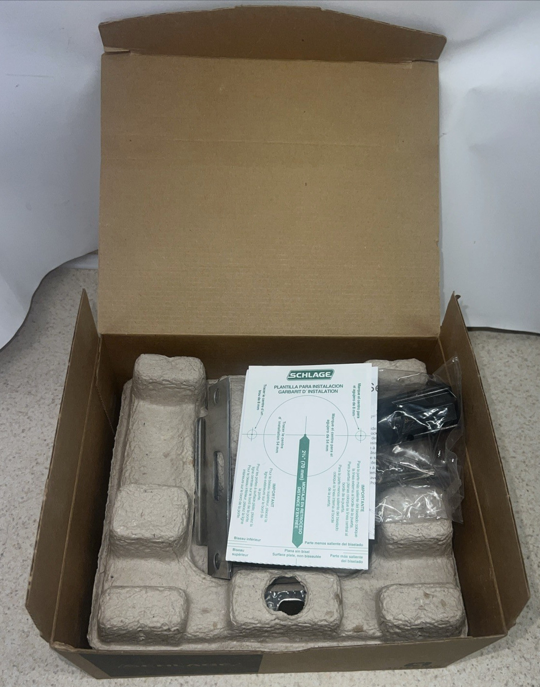 Schlage Saturn AL10S SAT 626 Commercial Door Passage Lever Satin