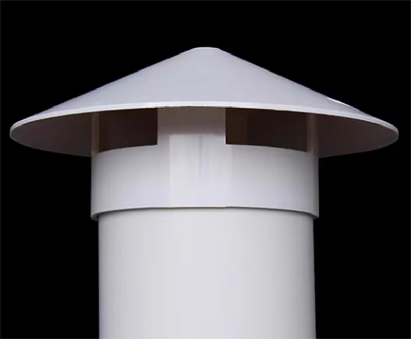 PVC rain cap Ventilated cap Ventilation cap Pipe cap vent Roof DIY 75/110/160mm