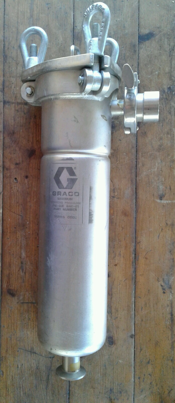 Graco 916366 Stainless Steel Fluid Filter Strainer 300psi Working Pressure
