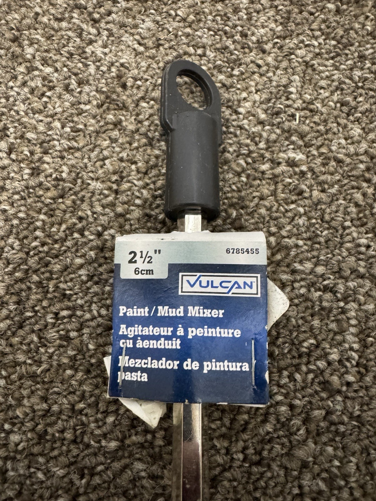 Vulcan Paint Mud Mixer 2 1/2” Length 17 inches SKU:K